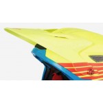 Giro Cipher Visor Matte Glowing Red Highlight Yellow